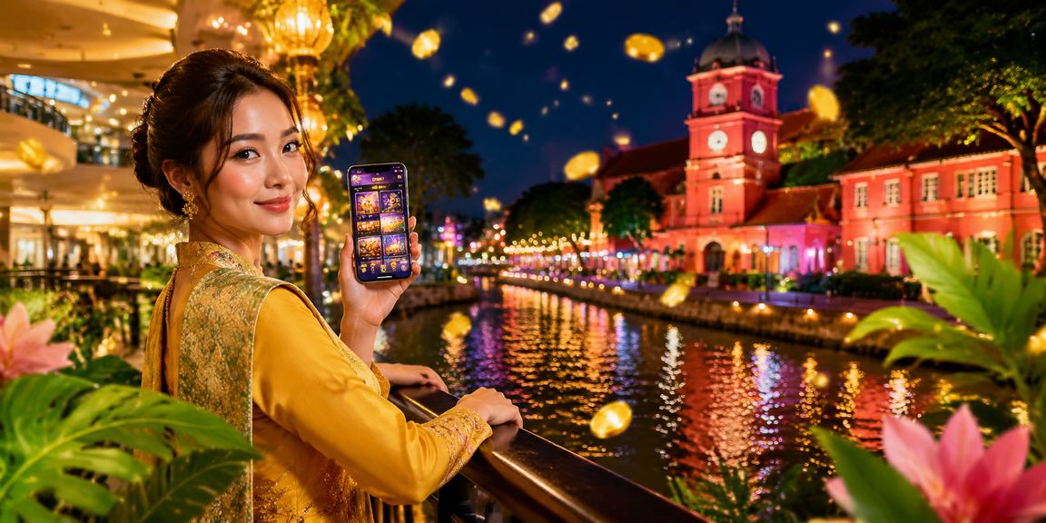 Antara muka aplikasi kasino mudah alih 2250 sempena Hari Raya